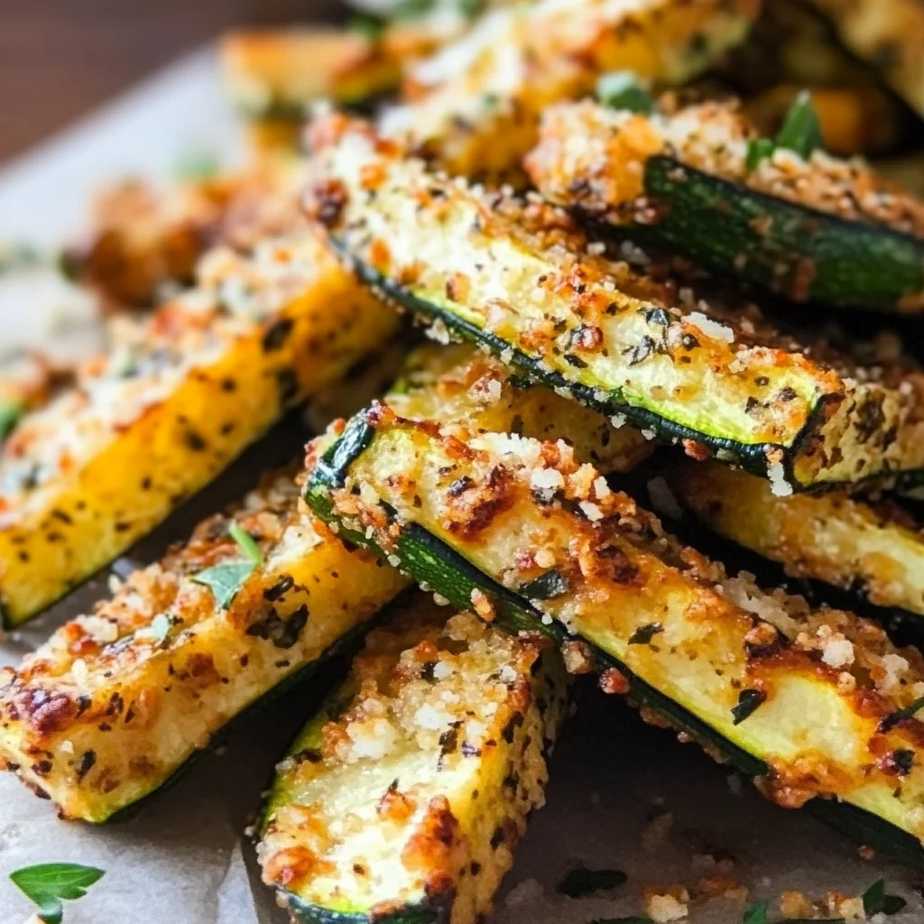 Baked Parmesan Zucchini Fries