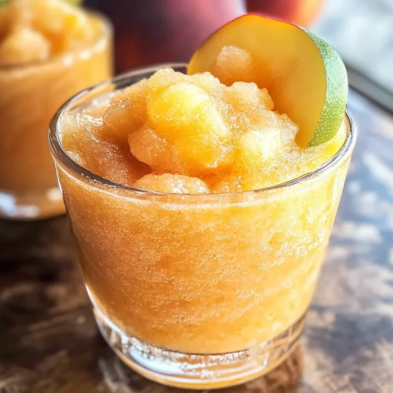 Bourbon Peach Slush
