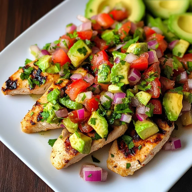 Cilantro-Lime Chicken with Avocado Salsa