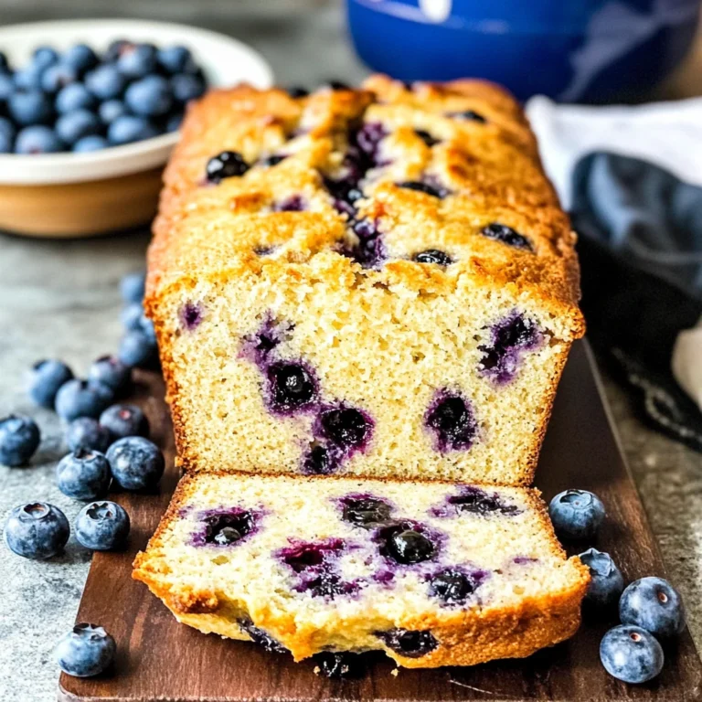 Cream Cheese Blueberry Bread