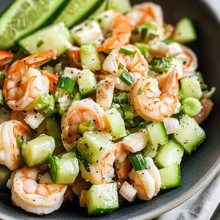 Cucumber Shrimp Salad