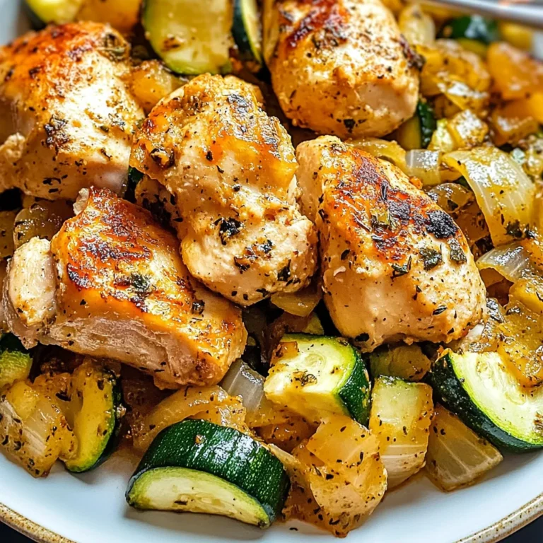 Easy Baked Chicken and Zucchini Recipe