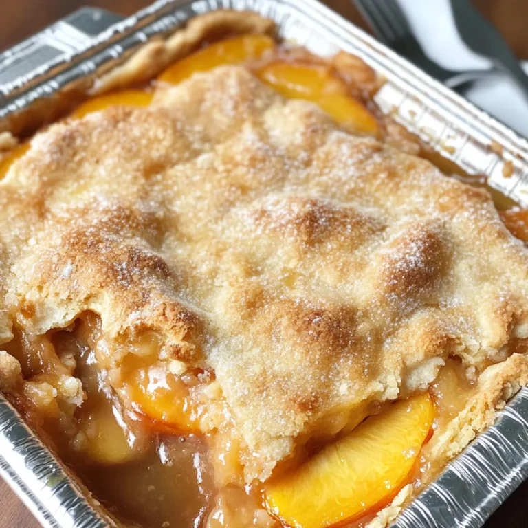 Easy Peach Cobbler Recipe