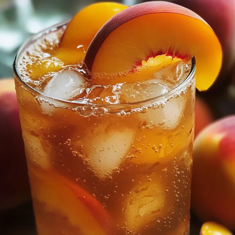 Easy Peach Tea Recipe!