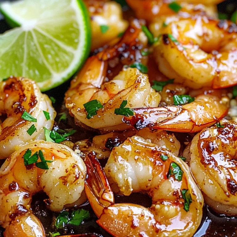 Garlic Honey Lime Shrimp Recipe