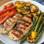 Grilled Garlic and Herb Chicken and Veggies
