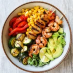 Grilled Shrimp and Vegetable Bowl