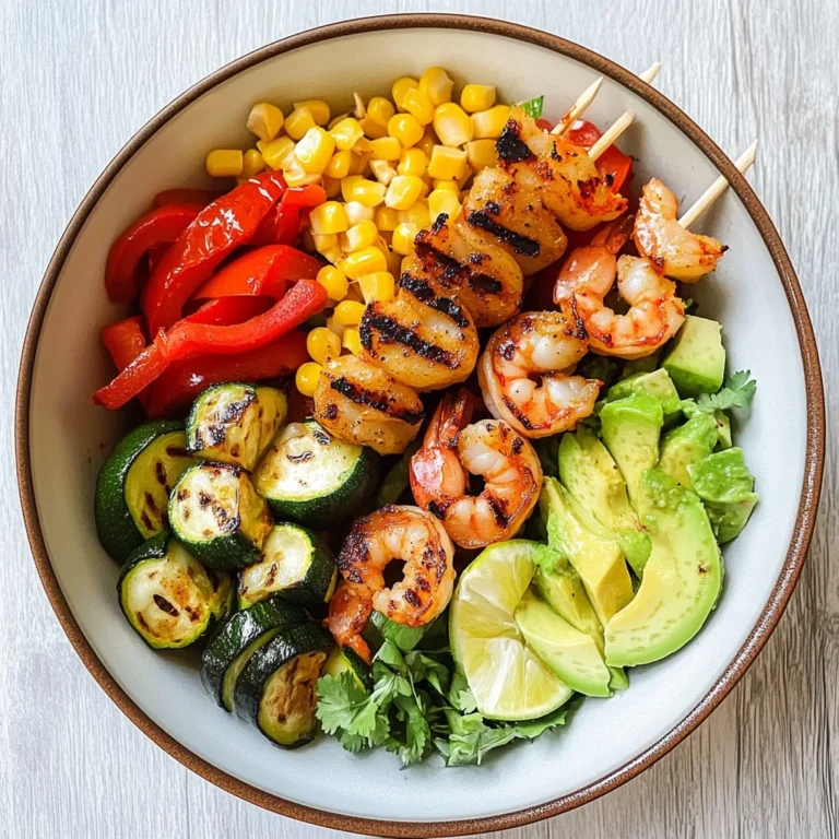 Grilled Shrimp and Vegetable Bowl