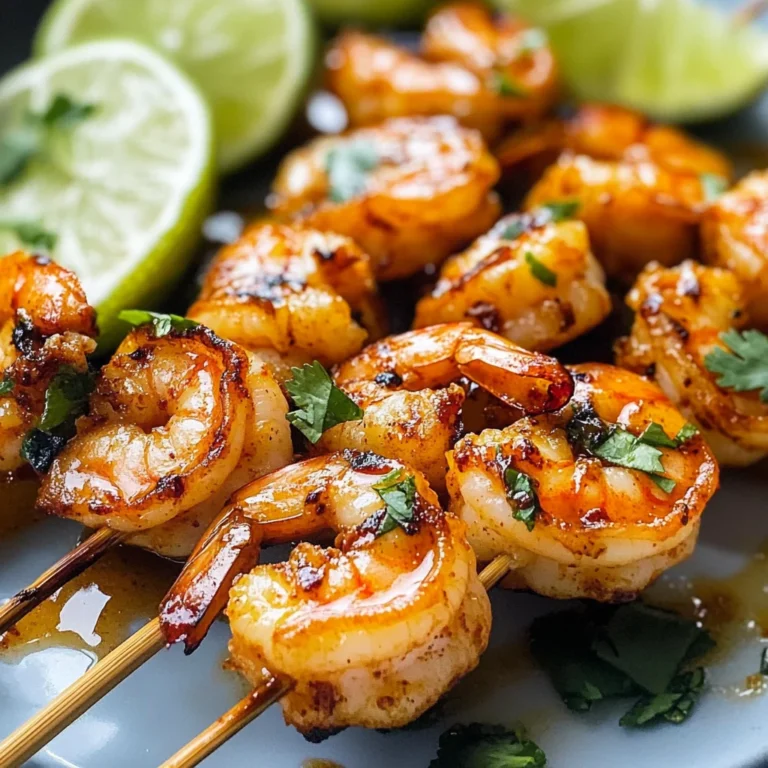 Honey Sriracha Shrimp Kebab Recipe