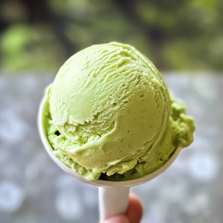 Key Lime Avocado Vegan Ice Cream