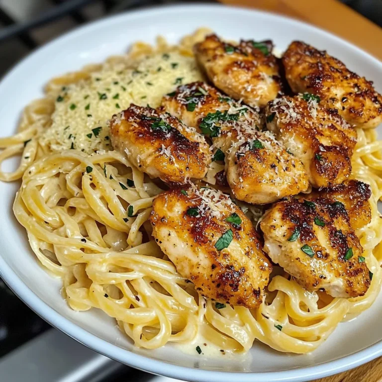 Lemon Garlic Butter Chicken Served