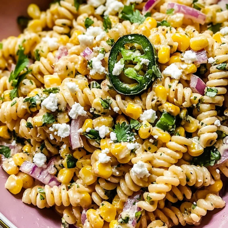 Mexican Street Corn Pasta Salad Recipe