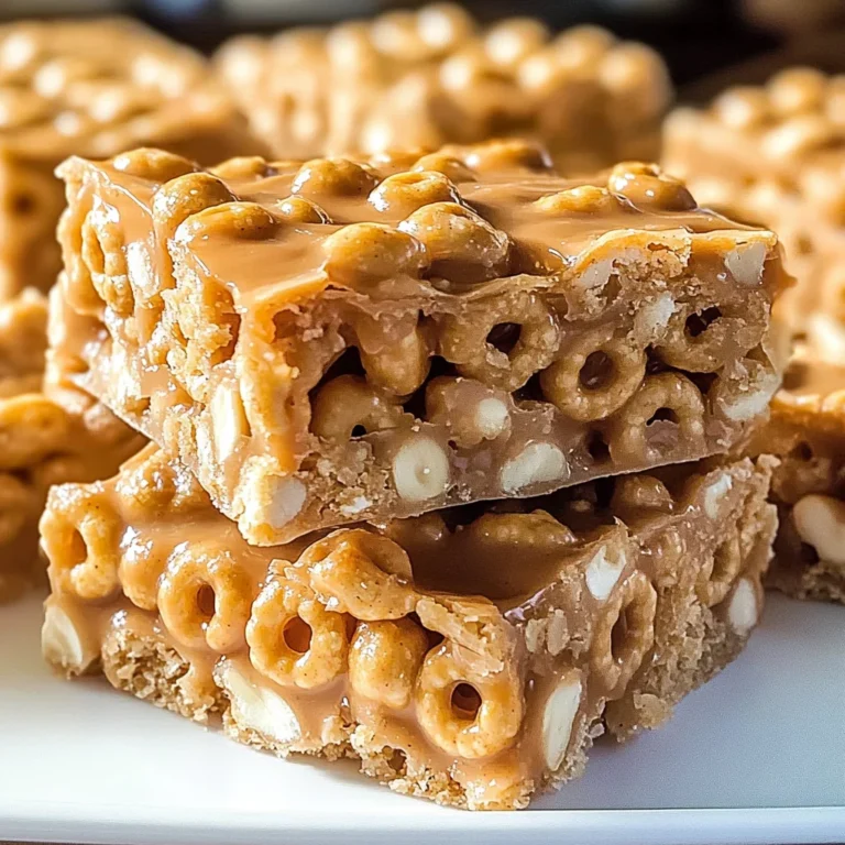 No Bake Peanut Butter Cheerio Bars
