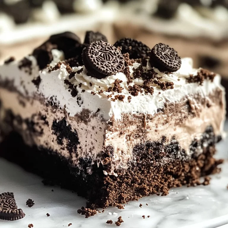 Oreo Poke Cake