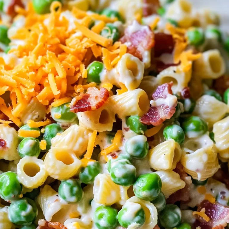 Pea Pasta Salad