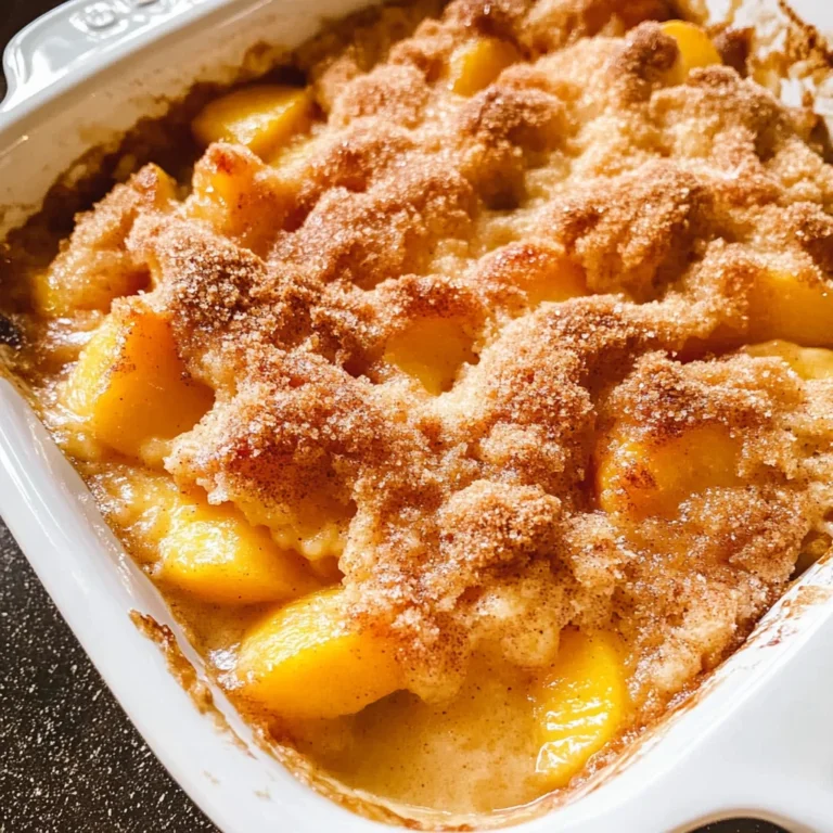 Peach Cobbler Recipe