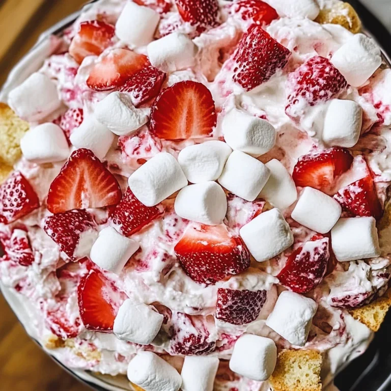Strawberry Shortcake Fluff Salad