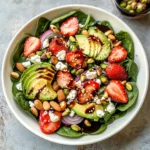 Strawberry Spinach Salad with Strawberry Balsamic