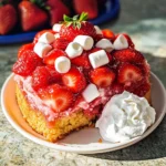 Upside Down Strawberry Cake