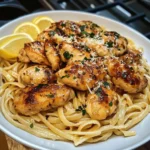 Zesty Lemon Butter Chicken Served