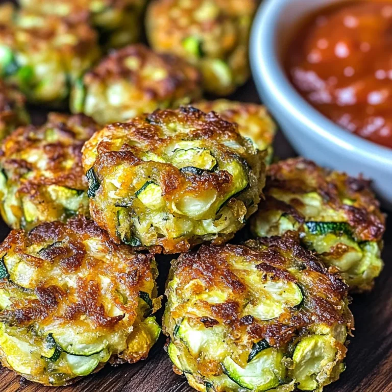 Zucchini Garlic Bites