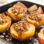Air Fryer Baked Apples with Oats