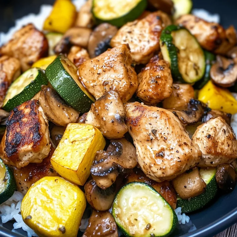 Air Fryer Hibachi Chicken & Vegetables