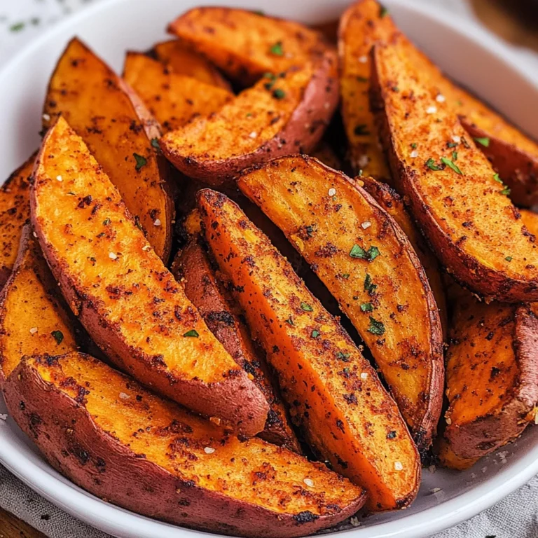 Air Fryer Sweet Potato Wedges
