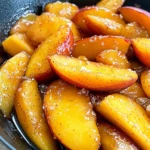 Caramelized Skillet Peaches