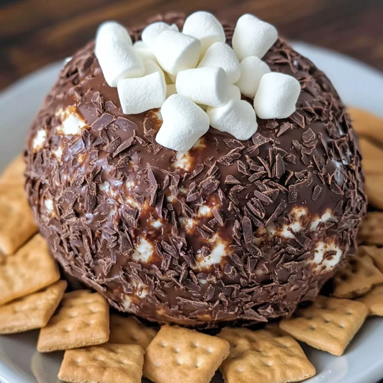 Chocolate S’mores Cheeseball