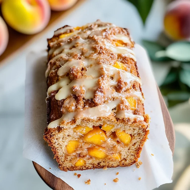 Cinnamon Peach Bread