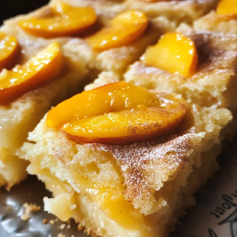 Easy Peach Kuchen Recipe