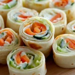 Fresh Vegetable Tortilla Roll Ups