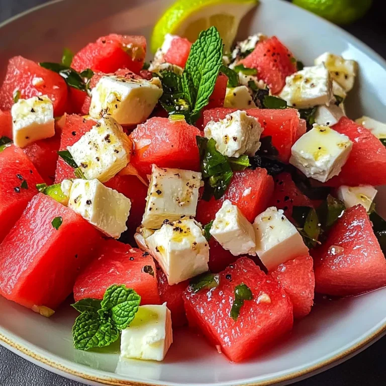 Greek Watermelon Salad