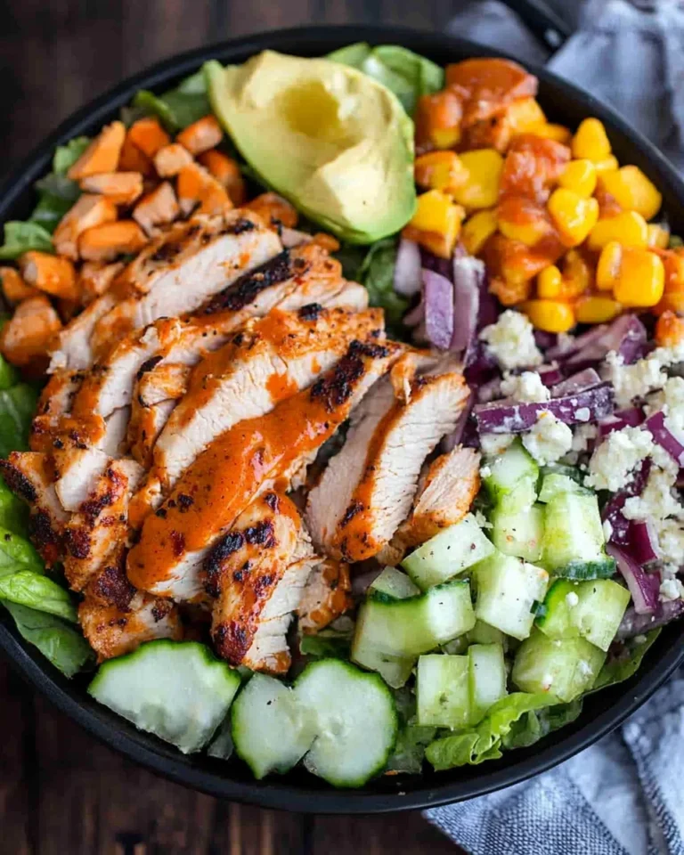 Grilled Buffalo Chicken Salad