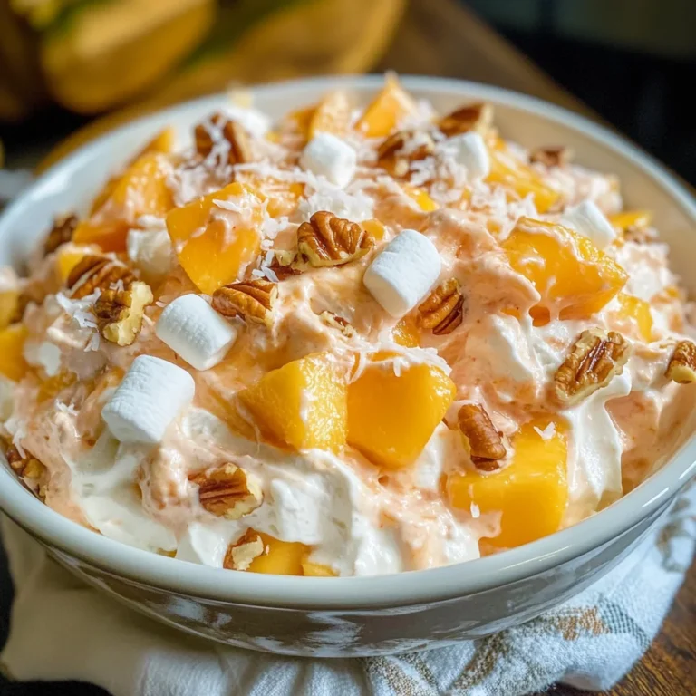 Millionaire Peach Salad Recipe
