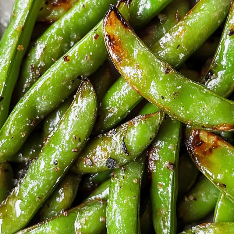 Roasted Sugar Snap Peas (so irresistible!)