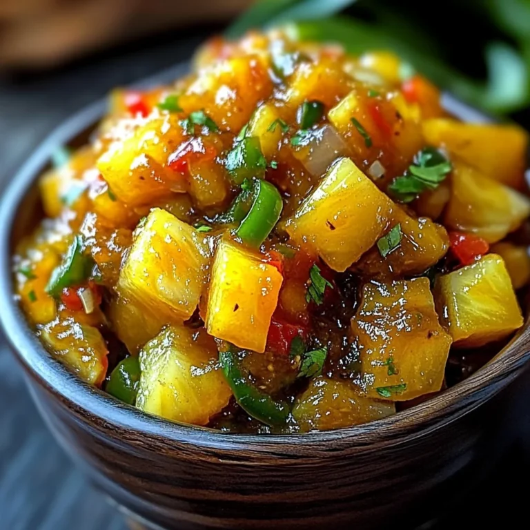 Spicy Pineapple Jalapeño Chutney