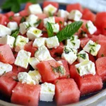 Watermelon Mint Feta Salad