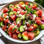 Watermelon Salad {Paleo, Vegan}