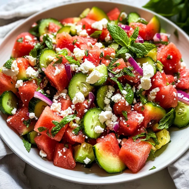 Watermelon Salad {Paleo, Vegan}