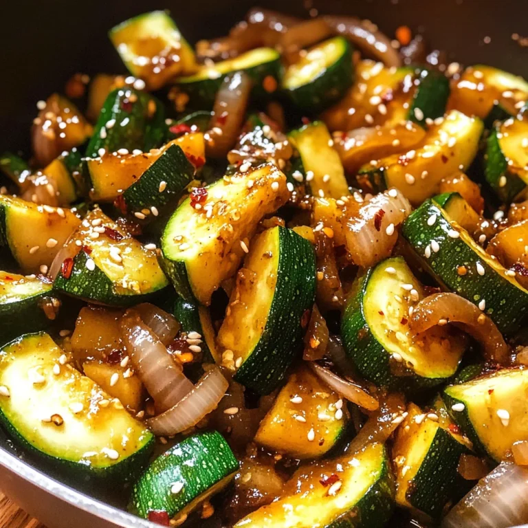 Zucchini Stir Fry