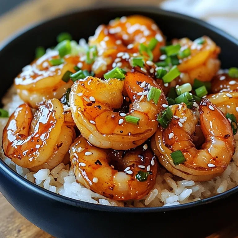 20 Minute Honey Garlic Shrimp & Rice Bowl