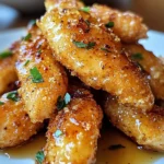Air Fryer Honey Butter Garlic Chicken Tenders Recipe