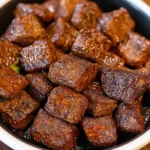 Air Fryer Juicy Steak Bites