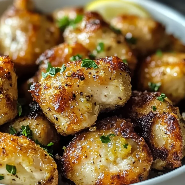 Air Fryer Lemon Chicken Bites