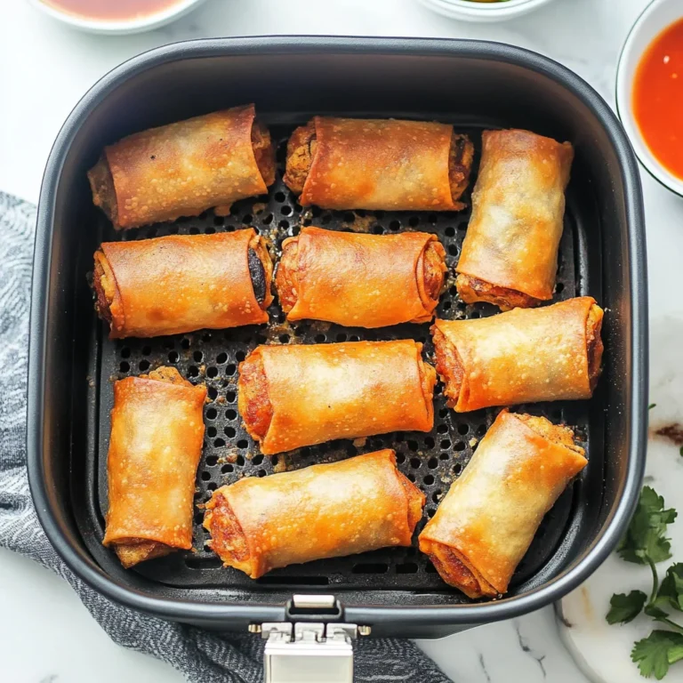 Air Fryer Pizza Egg Rolls