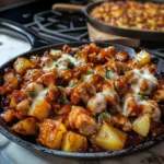 BBQ Chicken Potato Skillet