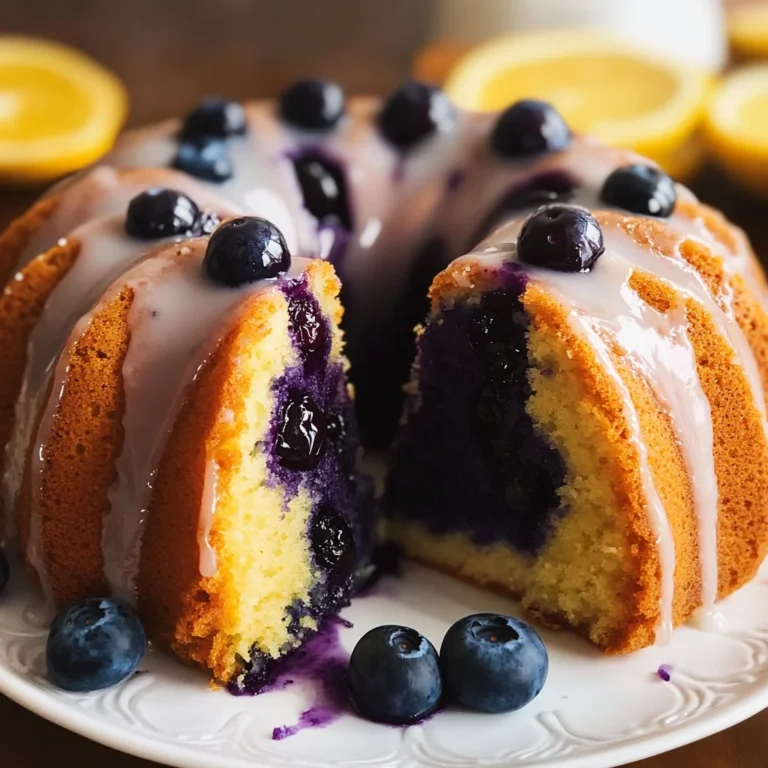 Blueberry Breakfast Bundt Cake