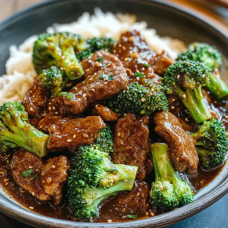 Chinese Beef and Broccoli (牛肉炒西兰花)